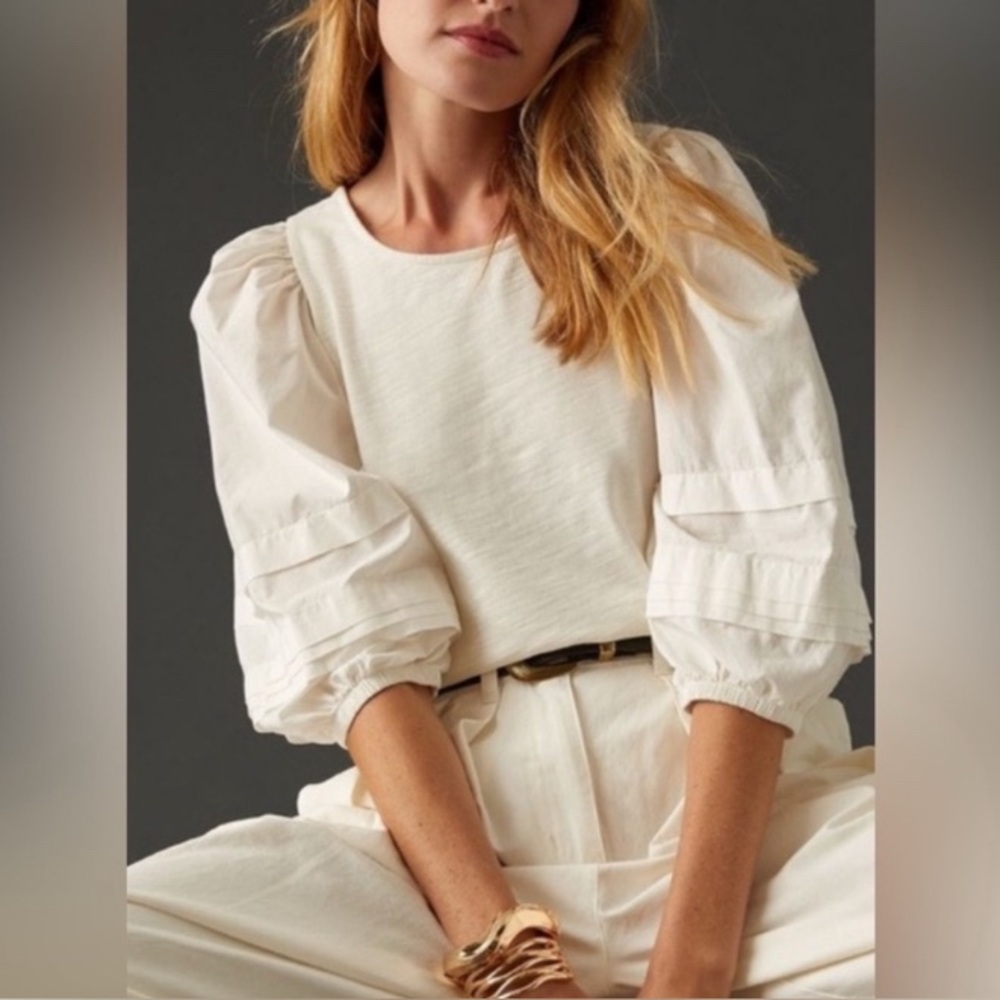 Nation Ltd Gracie pintuck blouse. EUC.